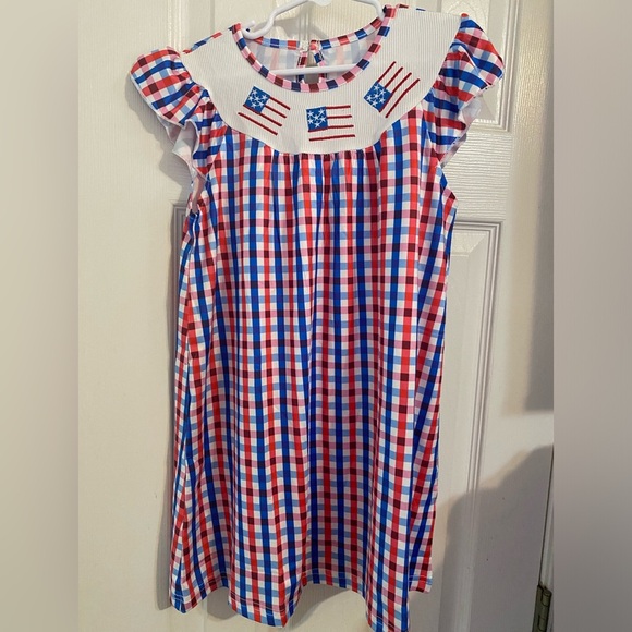 New Embroidered Flag Dress - Picture 1 of 7
